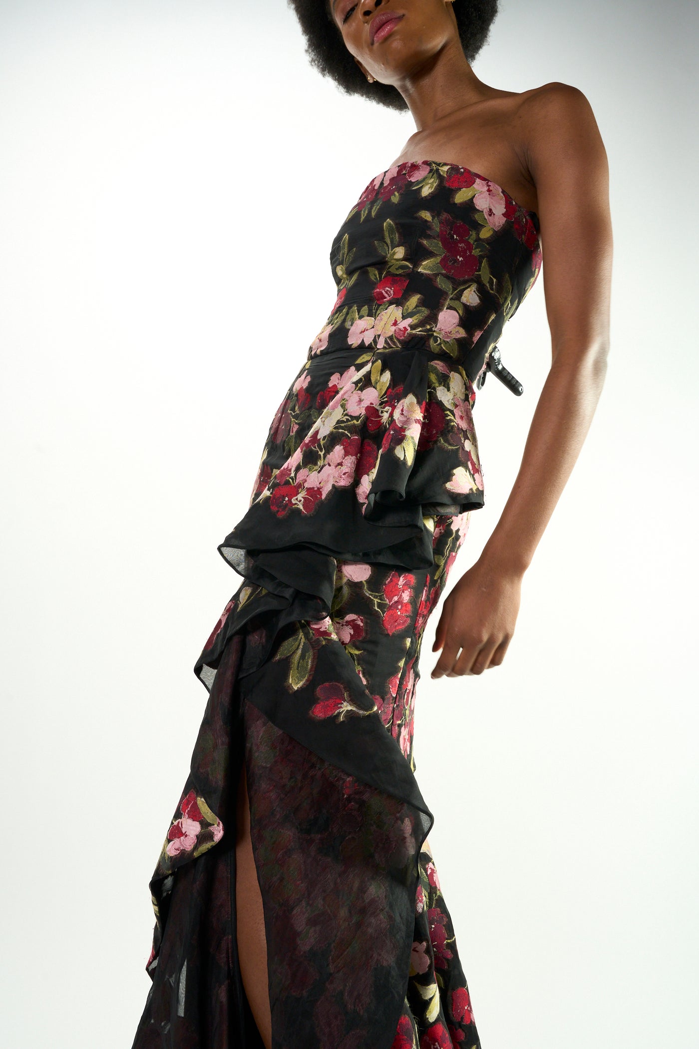 ALEXANDER MCQUEEN haute couture floral gown