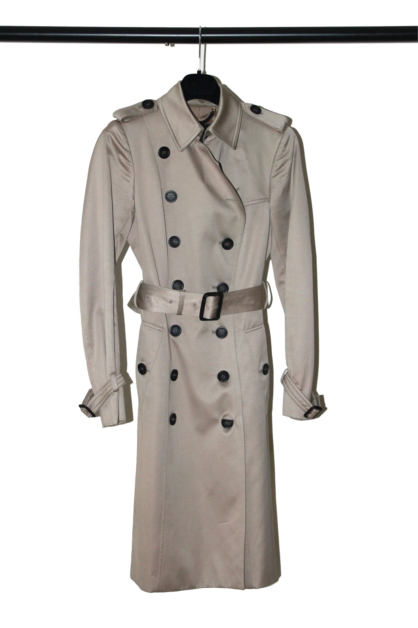 BURBERRY Prorsum Double Breasted Trench Coat size 38 U Moi