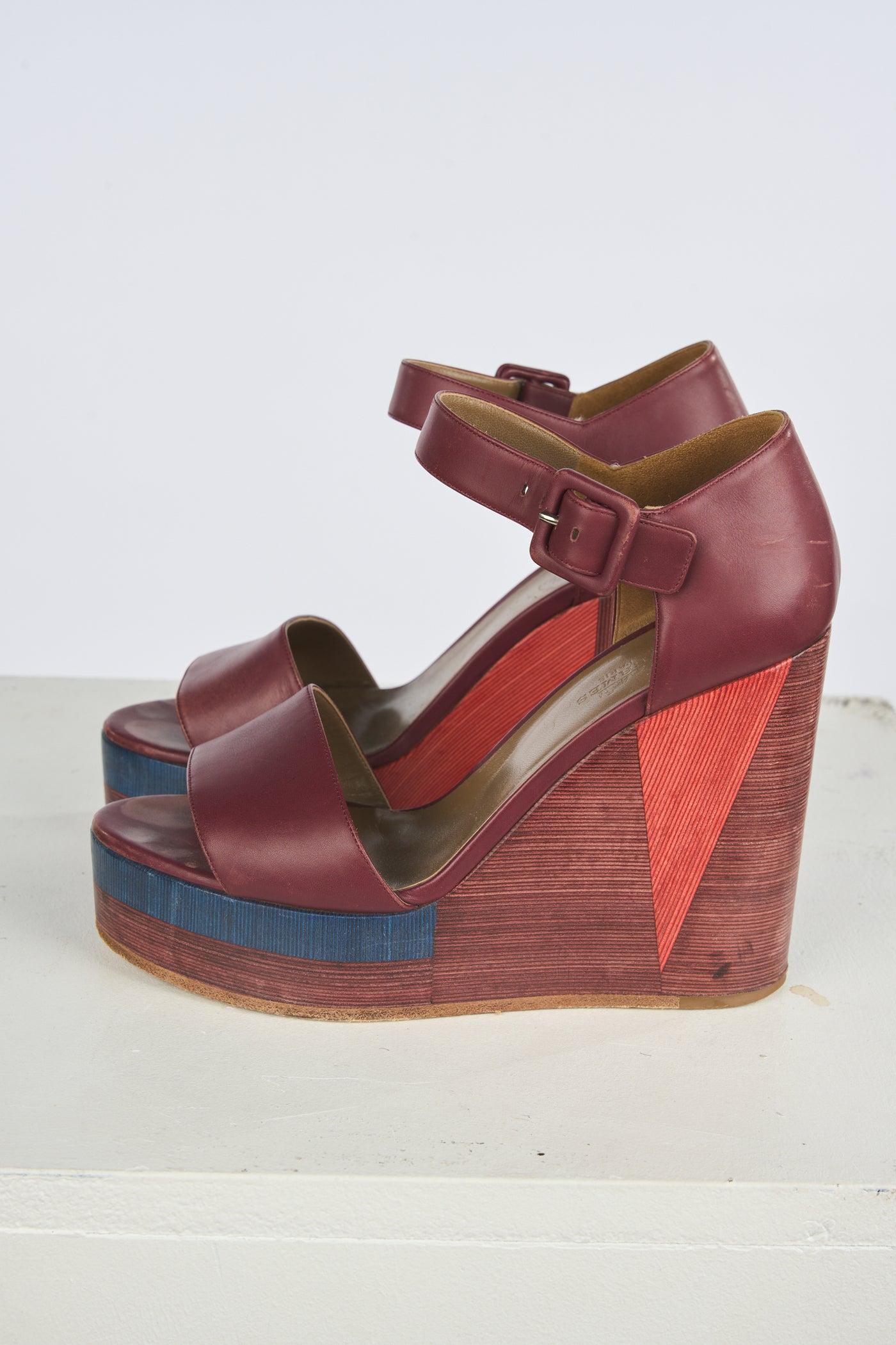 HERMES abstract wedges size 38