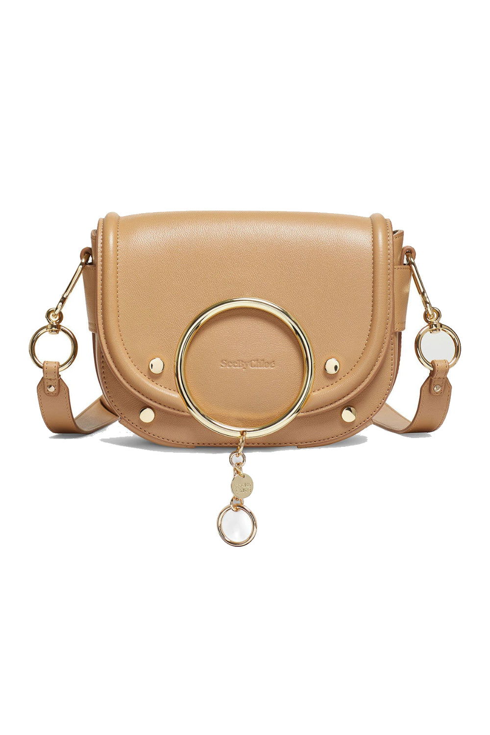 SEE BY CHLOE Mara biscotti handbag with metal charm