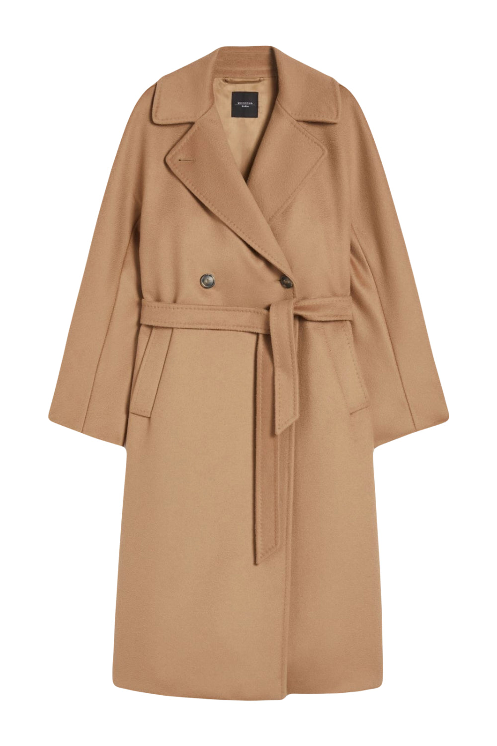 MAX MARA Weekend belted camel wool coat size 36 oversized