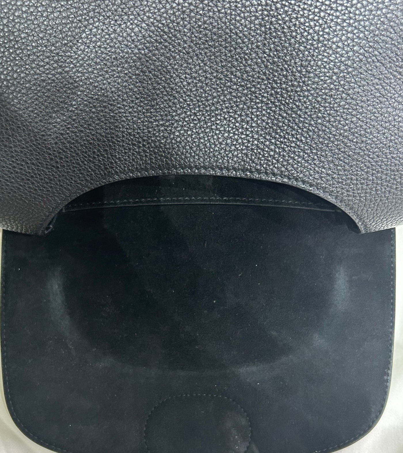CHRISTIAN DIOR Medium Bobby Leather Handbag with Canvas Strap