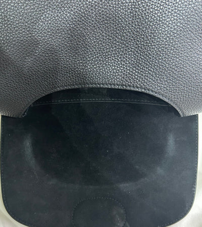 CHRISTIAN DIOR Medium Bobby Leather Handbag with Canvas Strap