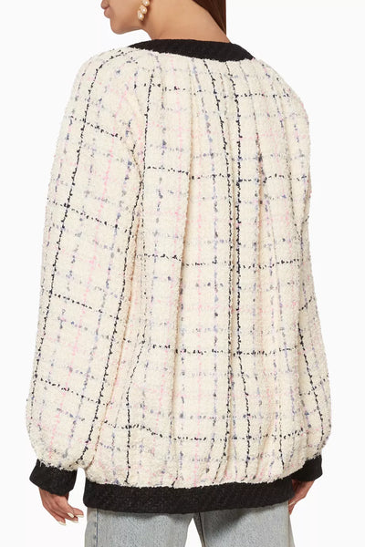 GUCCI Cruise 2019 Oversized Tweed Boucle Bomber jacket size 38 - Original rrp $4500