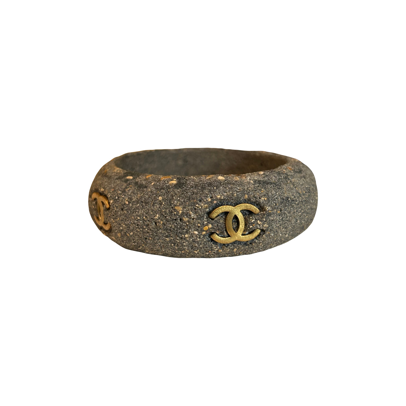 CHANEL rare concrete bangle 1994 by Karl Lagerfeld