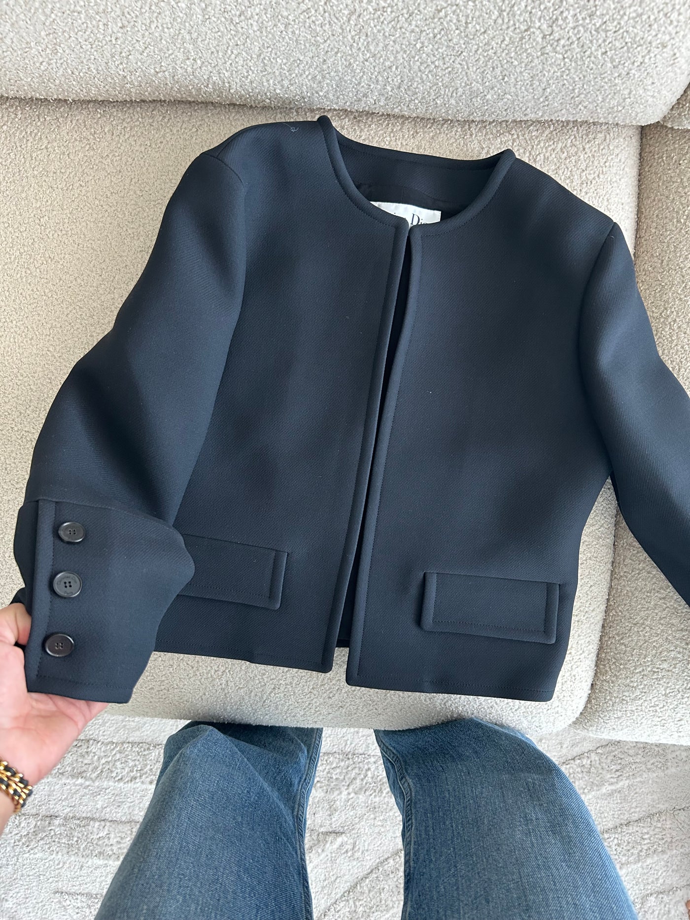 CHRISTIAN DIOR black jacket V12 style