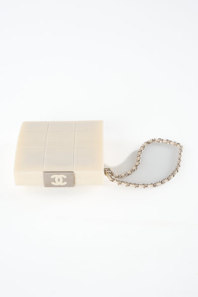 CHANEL minaudiere wrist chain clutch