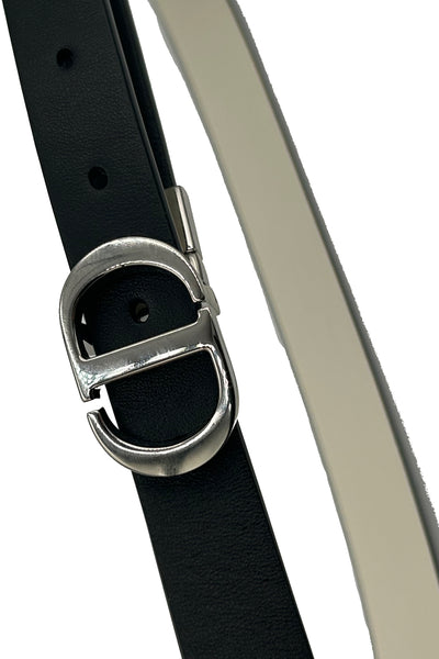 Christian DIOR réversible leather belt size 80cm