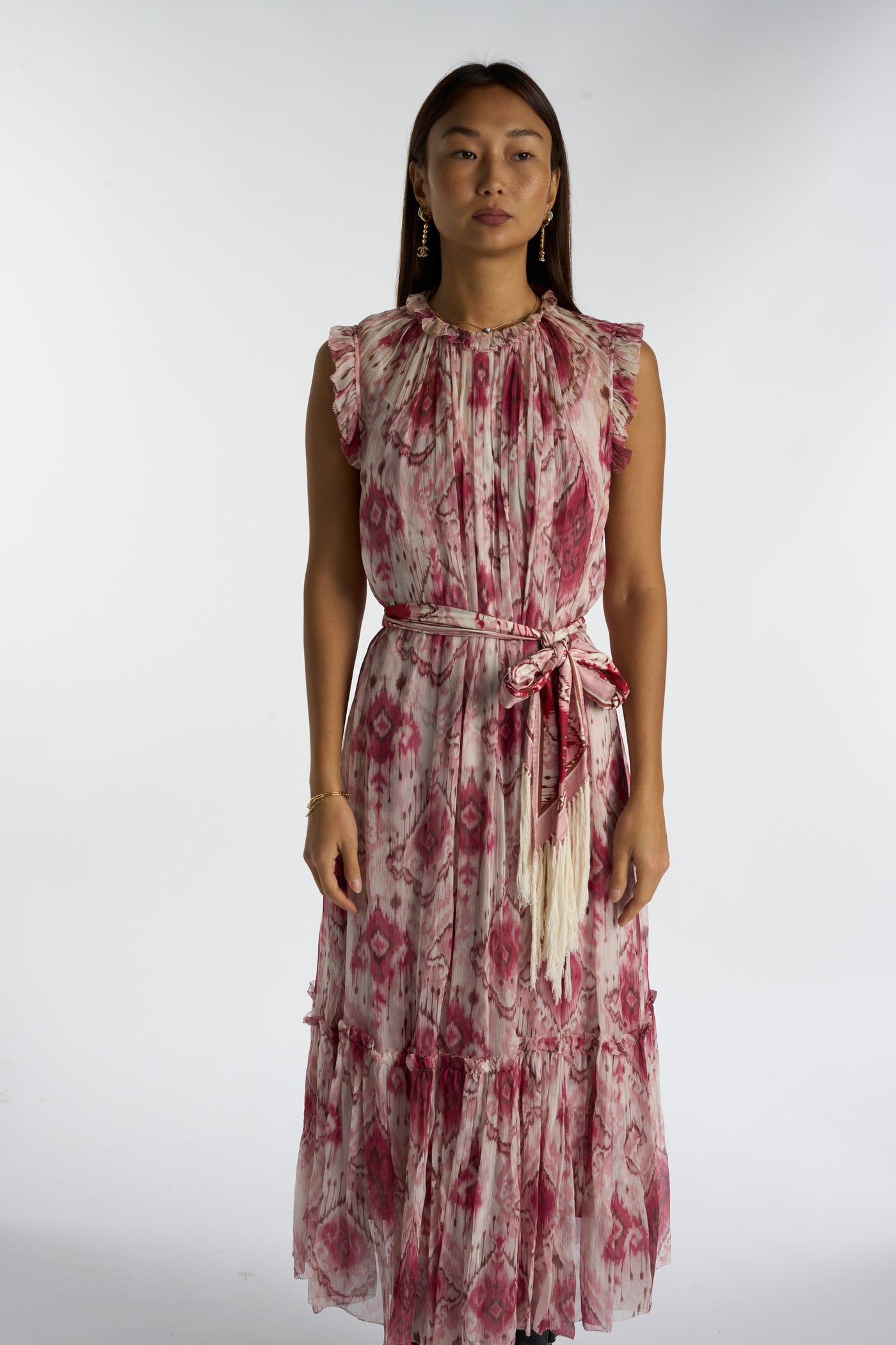 ZIMMERMANN Tie Dye pink dress size 3