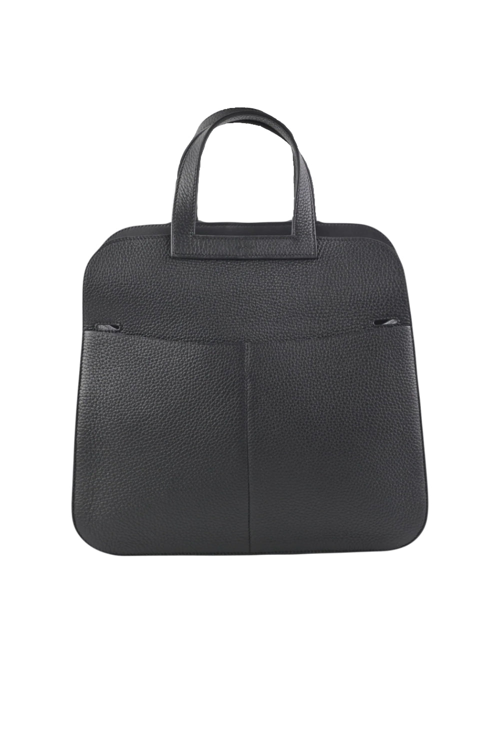 HERMES Alzan 31 Noir Clemence Leather with Gold Hardware