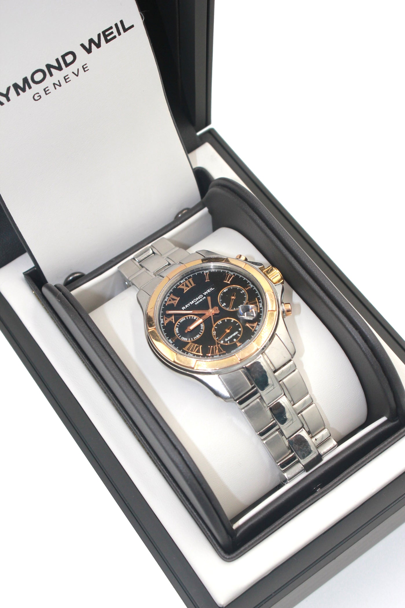 RAYMOND WEIL watch with box and papers