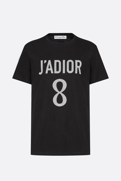 CHRISTIAN DIOR Lycky Number 8 J'Ddior black T-shirt