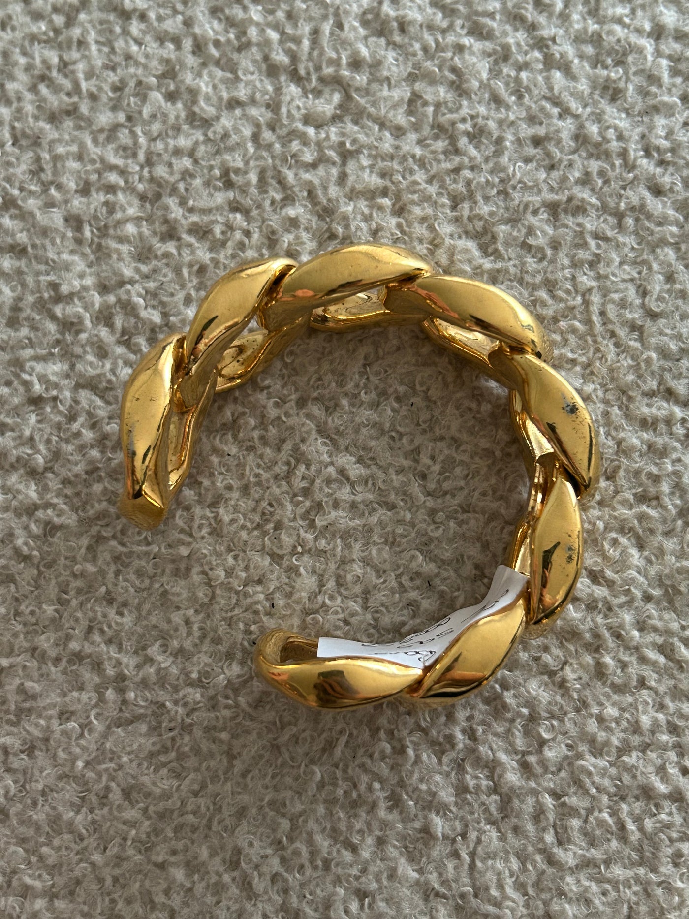 CHANEL Vintage 1990's 24ct Gold Chain Bracelet