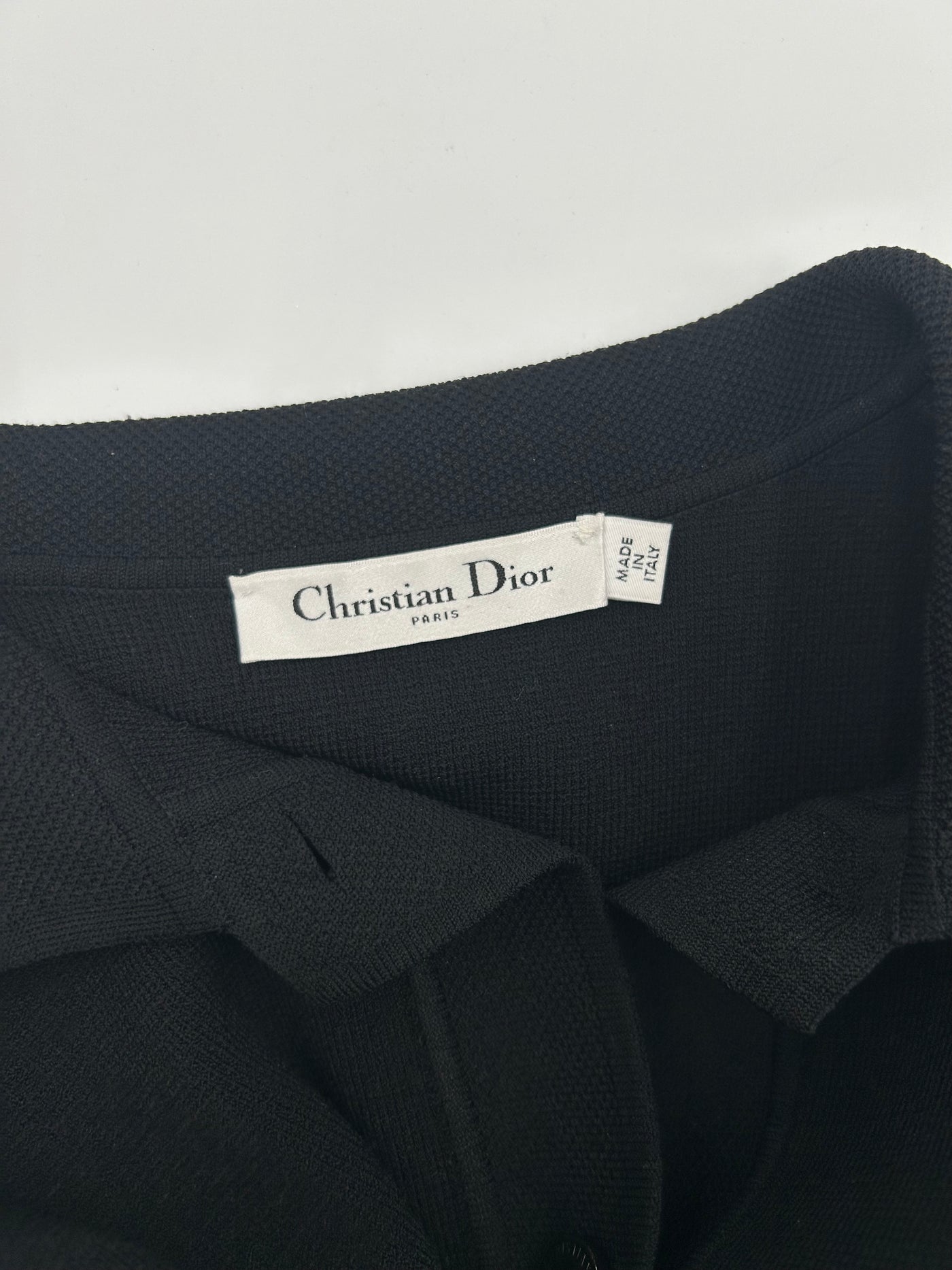 Christian DIOR 2024 black jacket stars buttons size 36