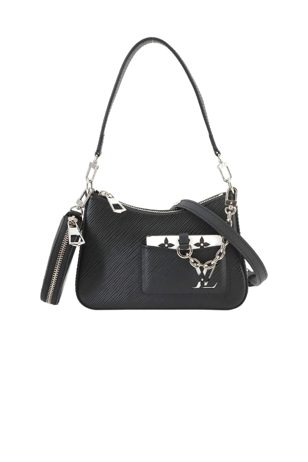 LOUIS VUITTON Marellini Epi Leather with Coin Purse, Mirror, Chain and Two Detachable Straps pristine - Current RRP £1730