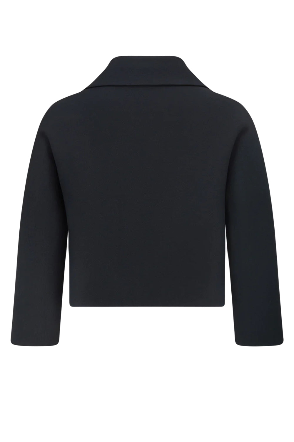 CHRISTIAN DIOR black double breasted cropped jacket
