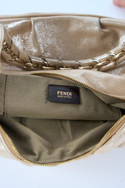 FENDI Mia hobo gold handdbag