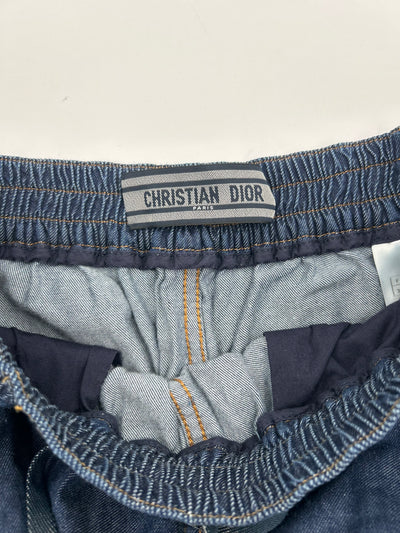 Christian DIOR blue wide leg trouser