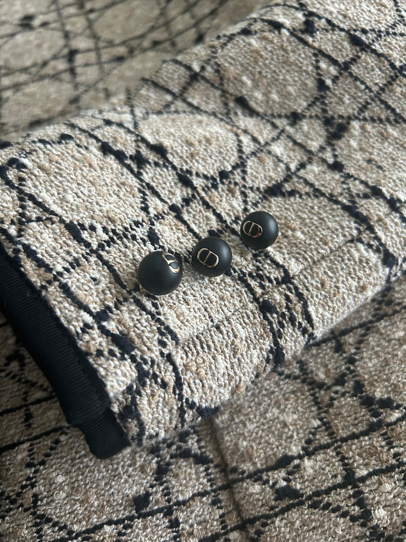 CHRISTIAN DIOR New Collection Macro Cannage Beige Cropped Jacket size 36 Current RRP 3900 euros