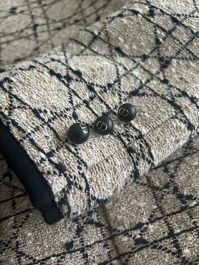 CHRISTIAN DIOR New Collection Macro Cannage Beige Cropped Jacket size 36 Current RRP 3900 euros