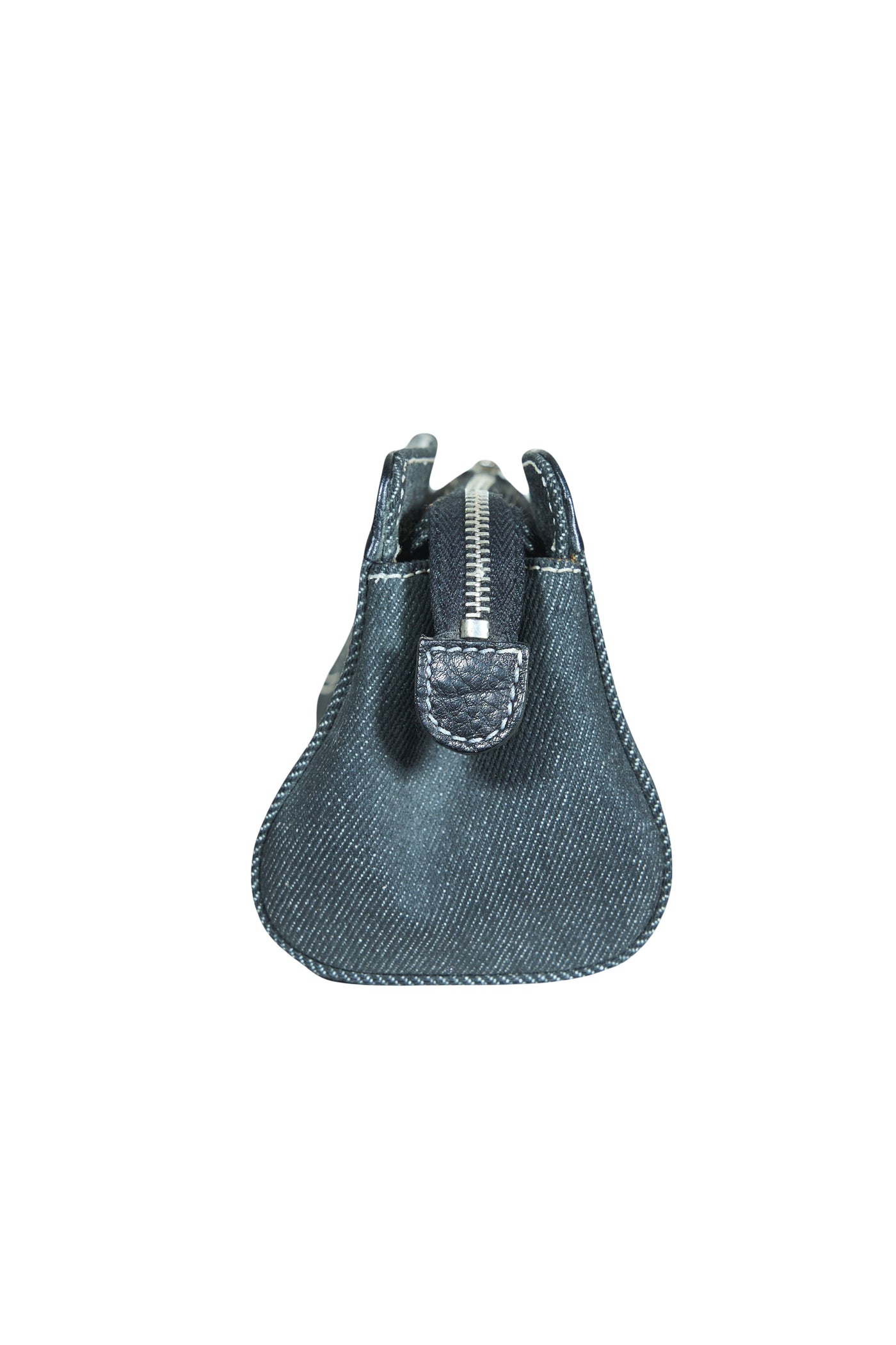 Christian DIOR vintage 00's denim zipper pouch