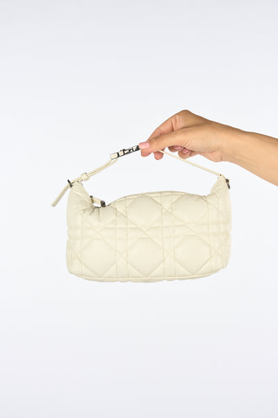 Christian DIOR White Nomad Travel leather pouch RRP: £1700