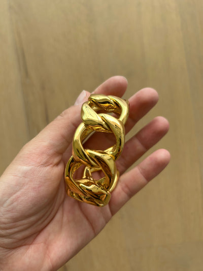 CHANEL Vintage 1990's 24ct Gold Chain Bracelet