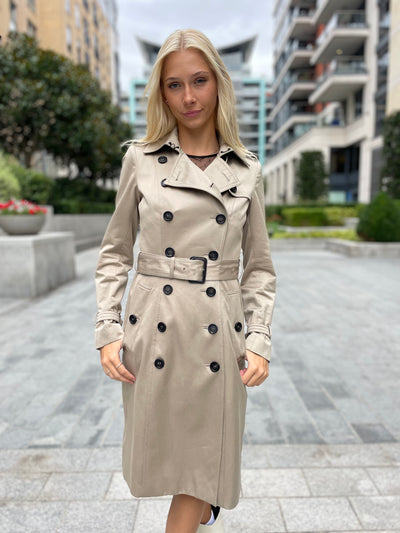 BURBERRY Prorsum Double-Breasted Trench Coat size 38