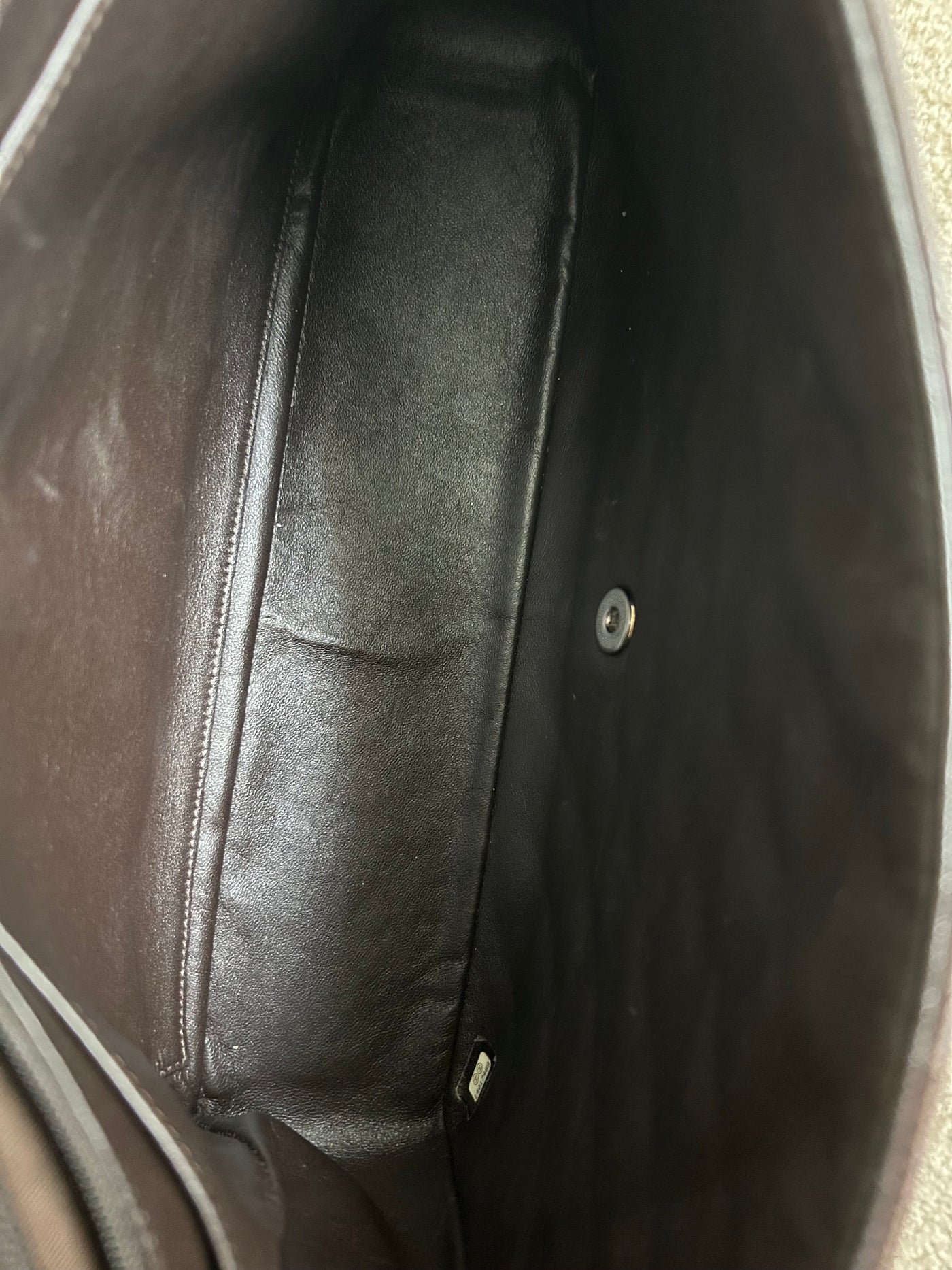 CHANEL Maxi espresso brown caviar leather with silver hardware current RRP €11700