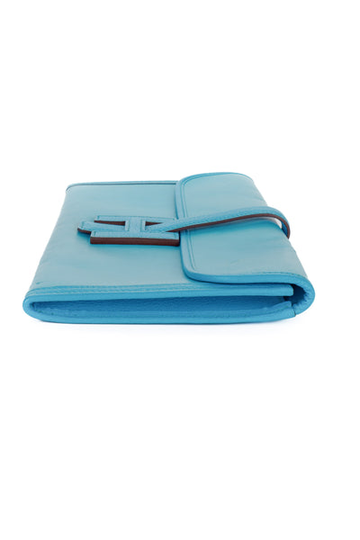 HERMES Jige elan 29 bleu celeste swift clutch