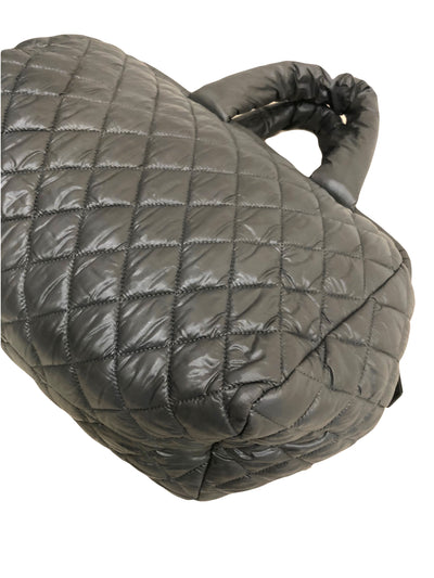 CHANEL Coco Cocoon Quilted grey handbag