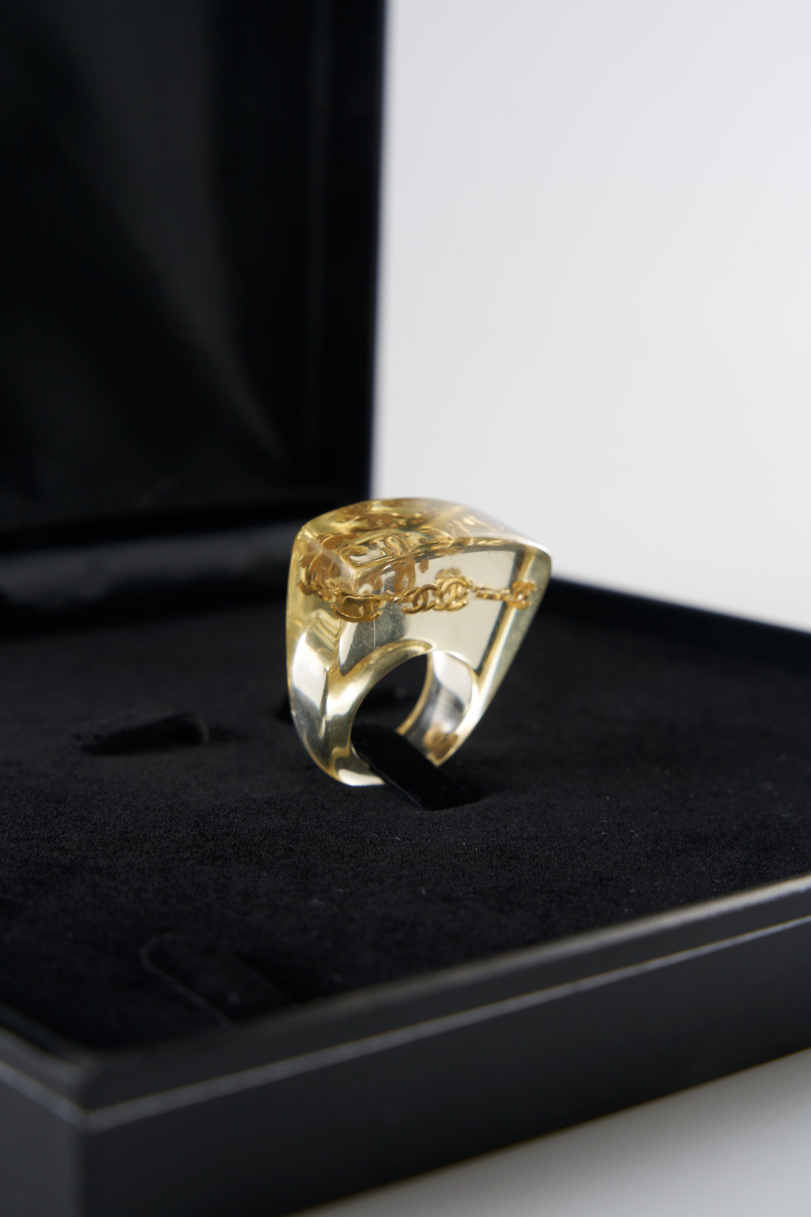 CHANEL lucite floating 