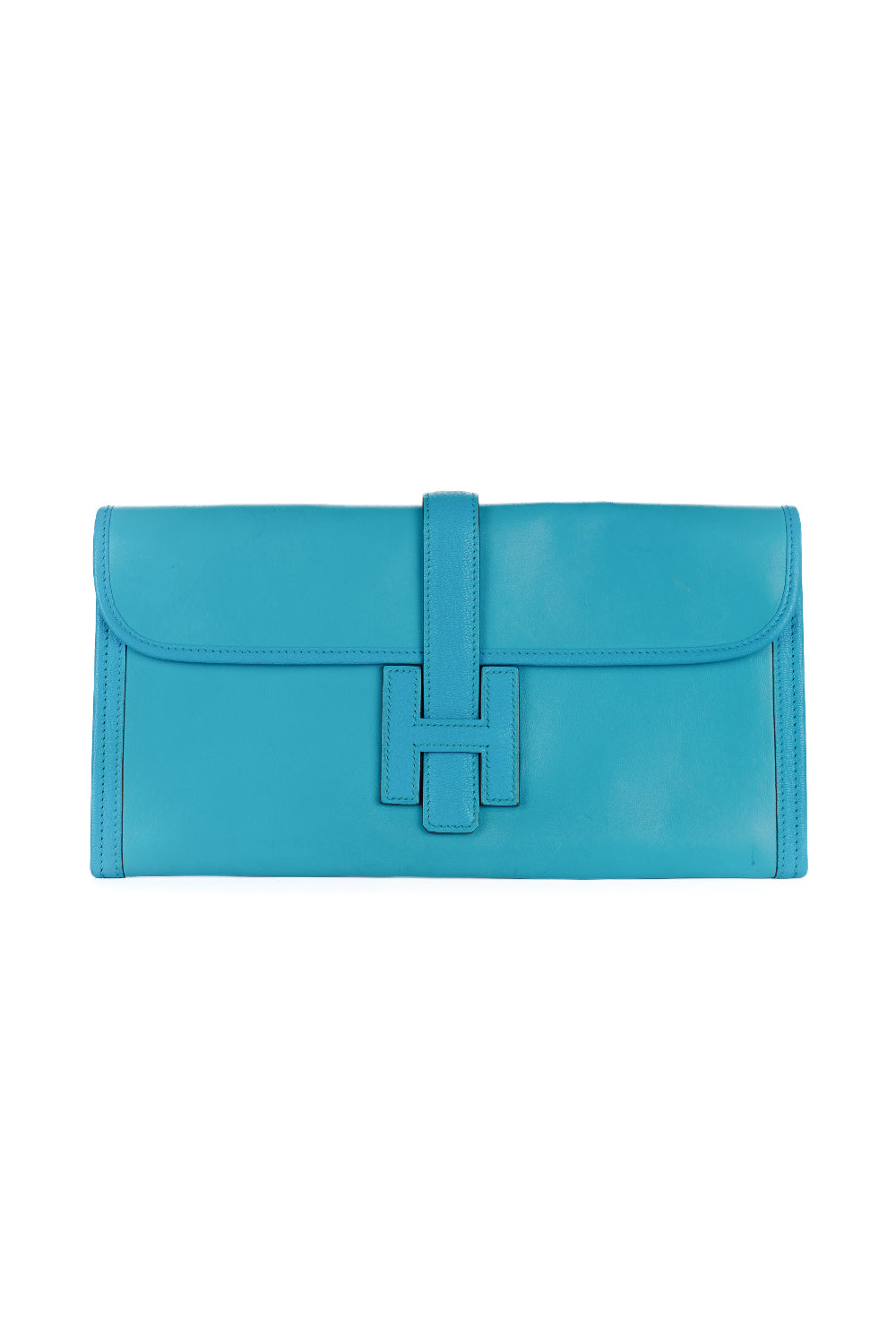 HERMES Jige elan 29 bleu celeste swift clutch