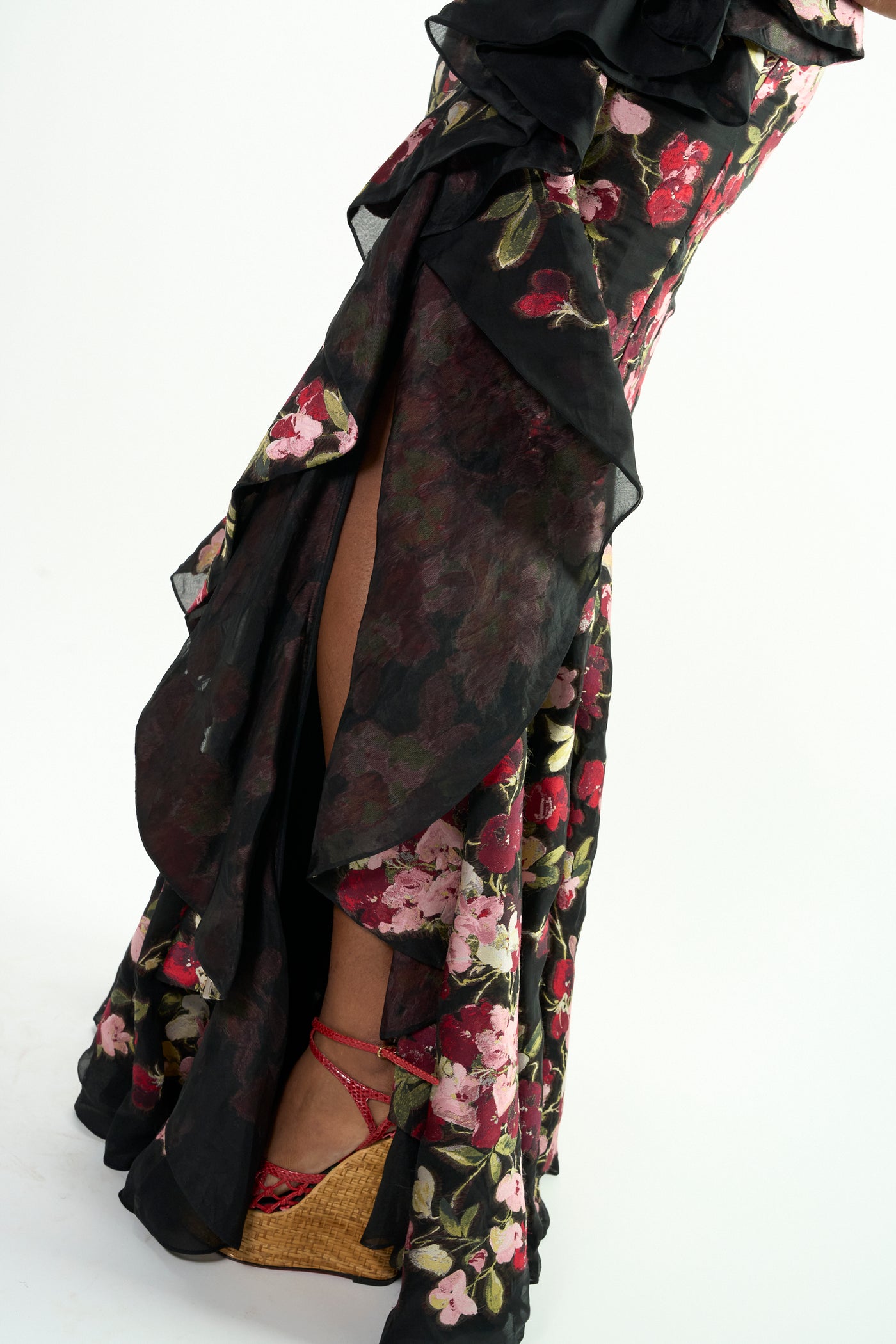 ALEXANDER MCQUEEN haute couture floral gown