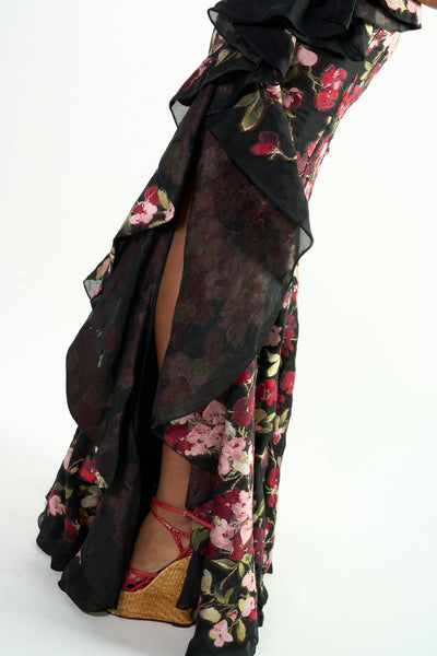 ALEXANDER MCQUEEN haute couture floral gown
