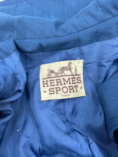 HERMES Sport vintage blue suit two pieces