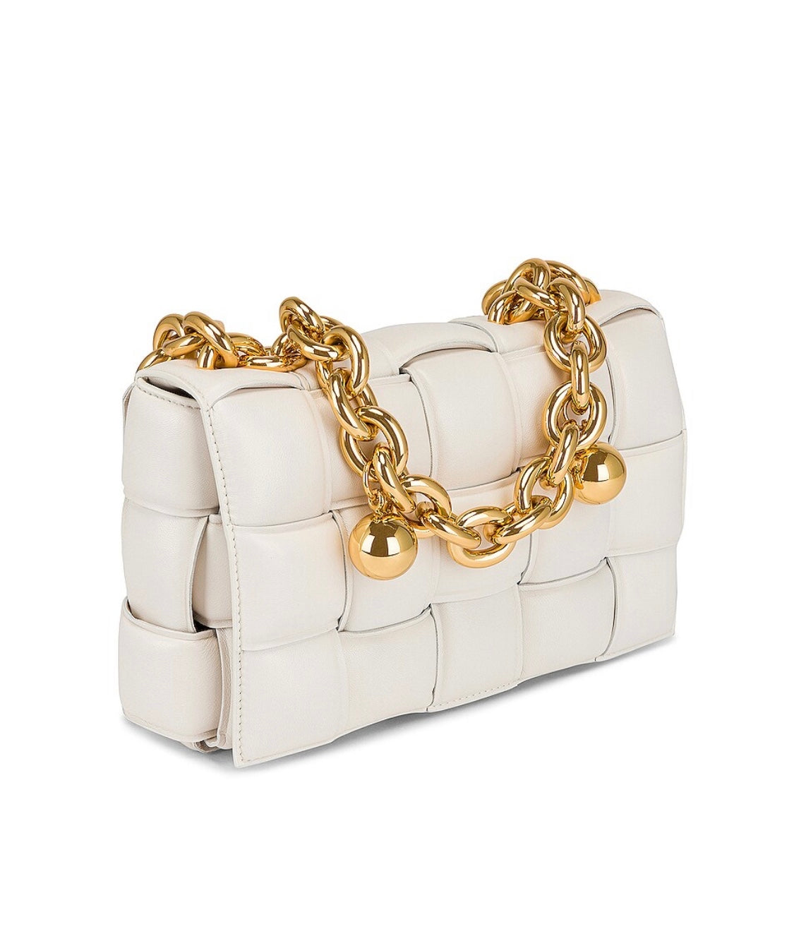 BOTTEGA VENETA Chain Cassette Sphères Gold Handbag RRP: £4773