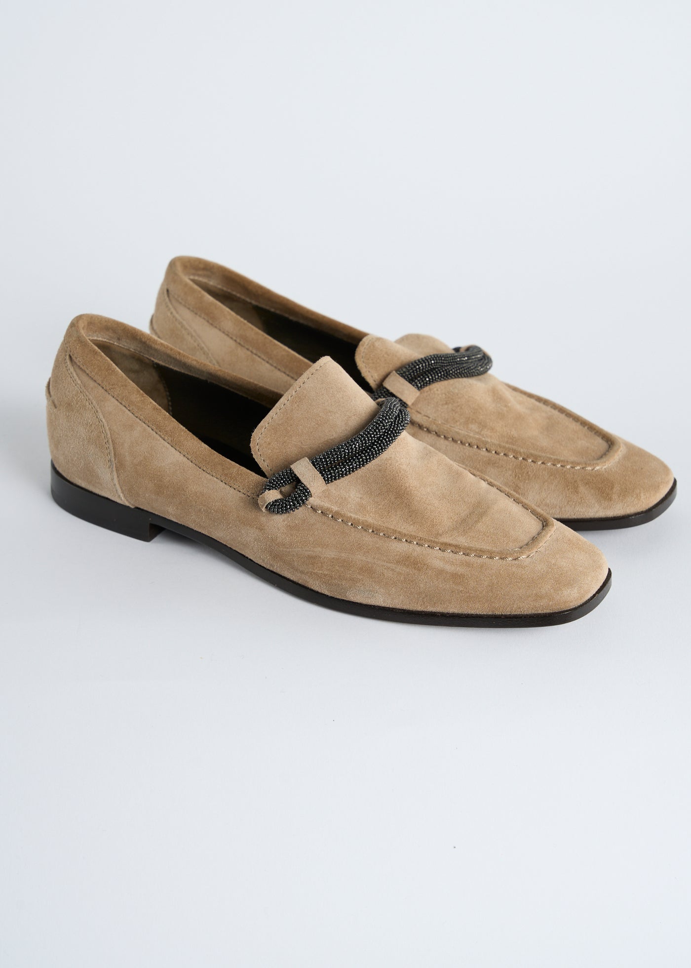 BRUNELLO CUCCINELLI suede loafers