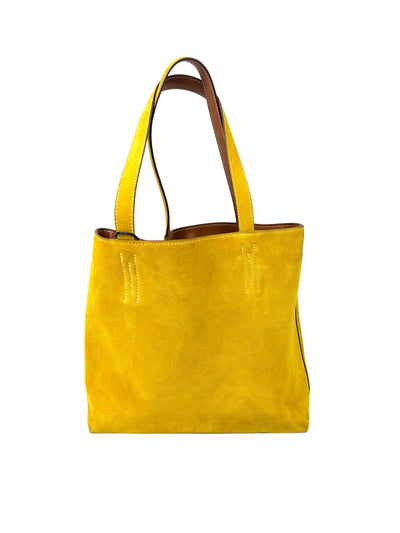 HERMES Double Sense Tote Gold Veau Sikkim Jaune de Naples Chevre Year 2023 Current RRP 3850 euros