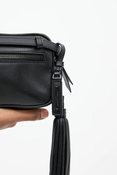 SAINT LAURENT Lou camera belt bag so black