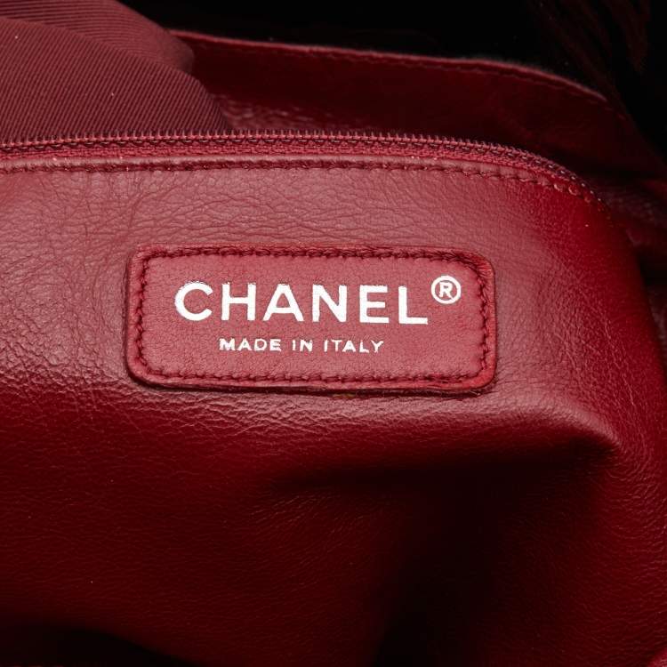 CHANEL patent bonbon XL tote drawstring