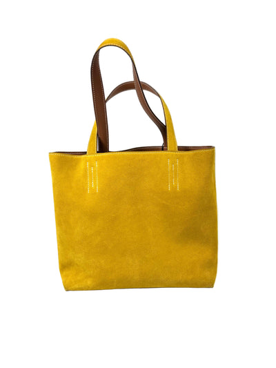 HERMES Double Sense Tote Gold Veau Sikkim Jaune de Naples Chevre Year 2023 Current RRP 3850 euros