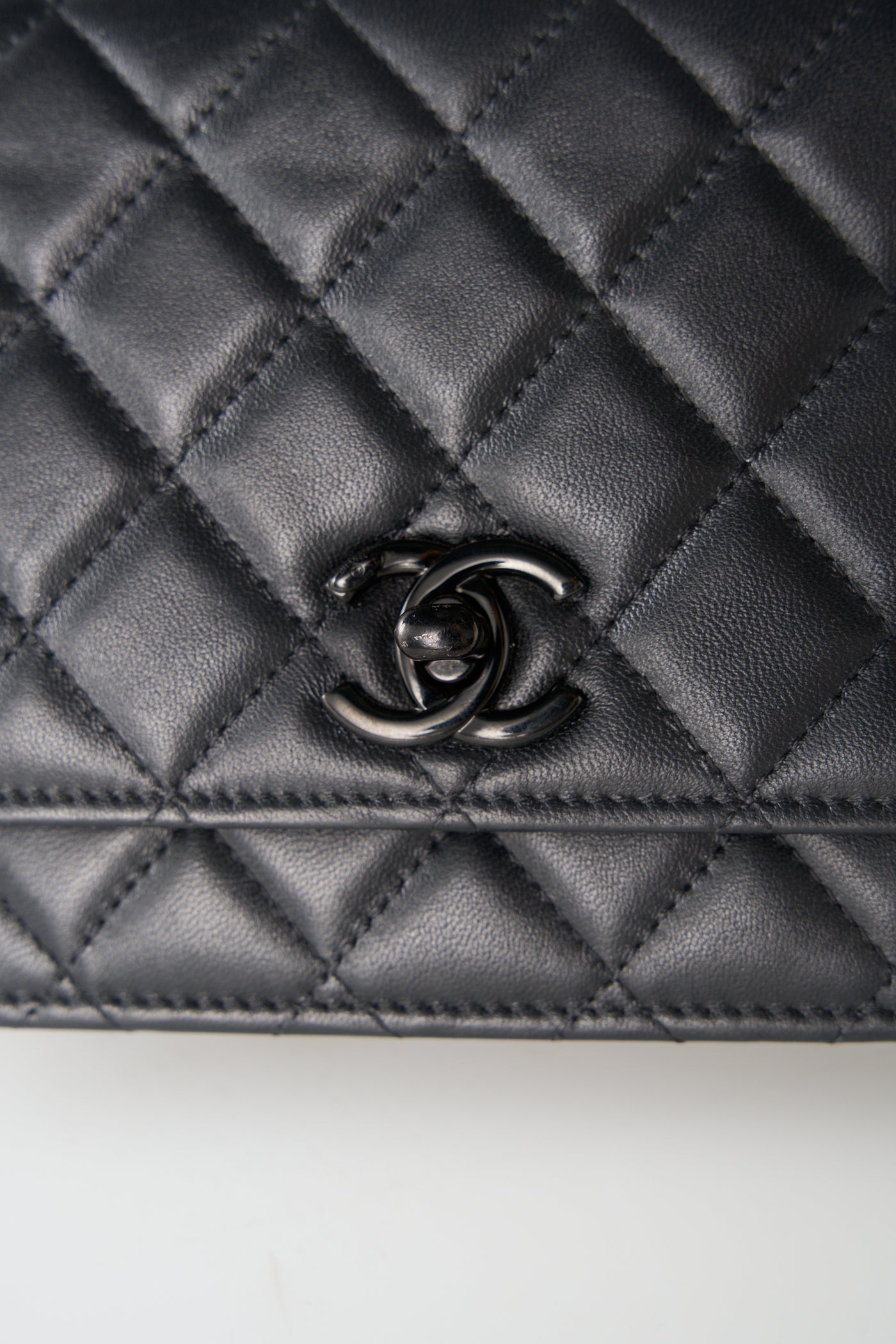 CHANEL Trendy wallet on chain so black