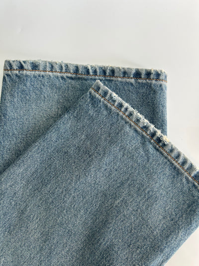SAINT LAURENT Cassandra YSL high waist straight leg jeans