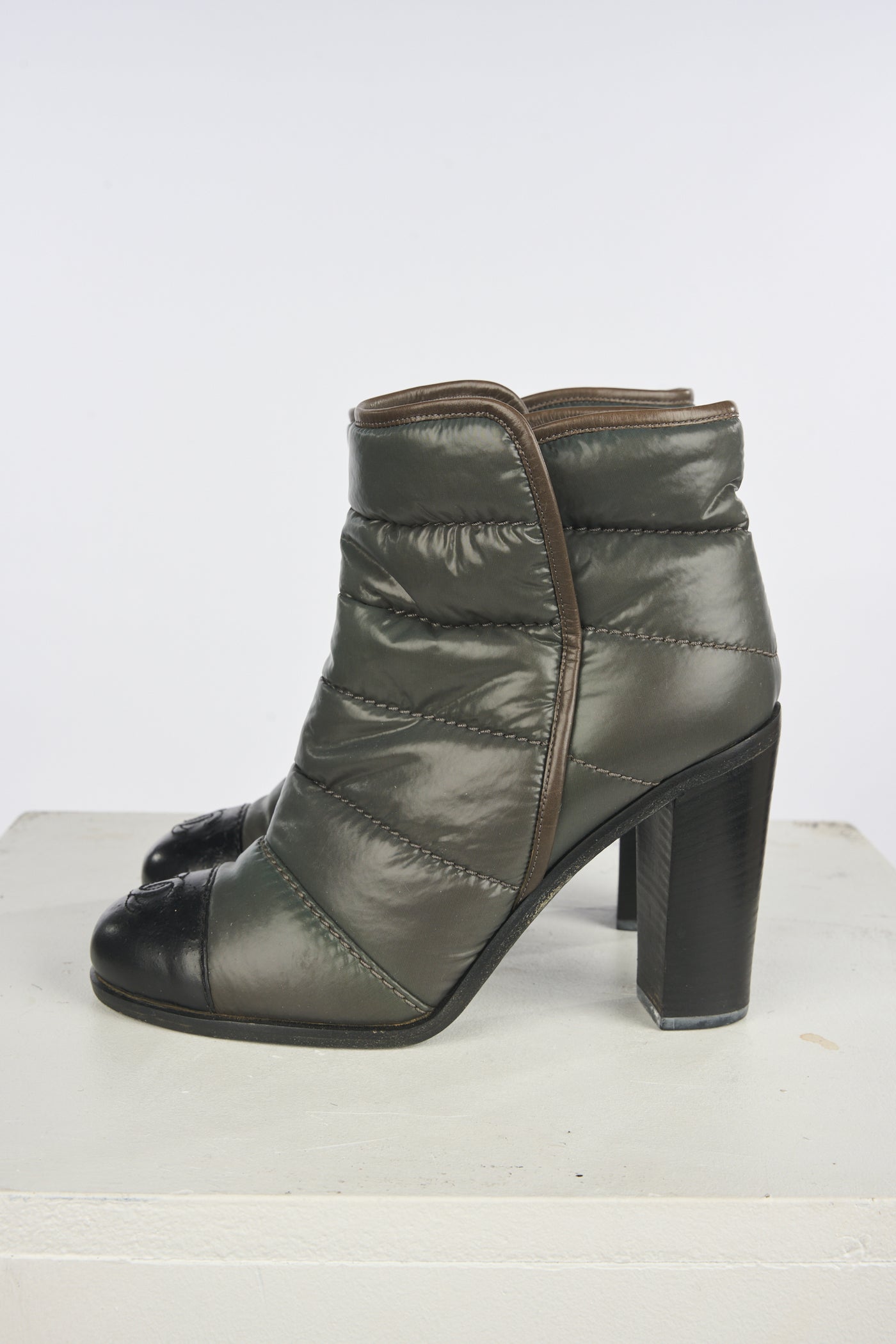 CHANEL cocoon nylon boots size 39