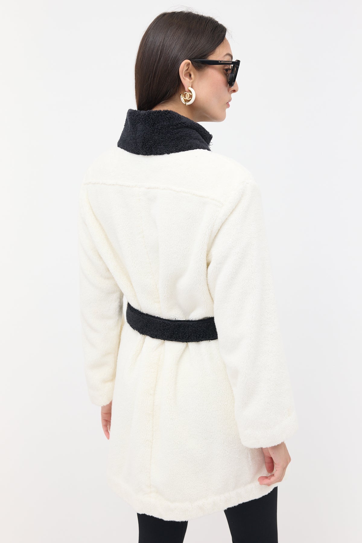CHANEL Coco Beach terry cotton jacket unworn with tag attached size L