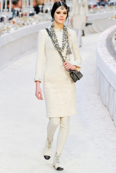 CHANEL Metiers D'Arts Paris-Bombay Tweed dress