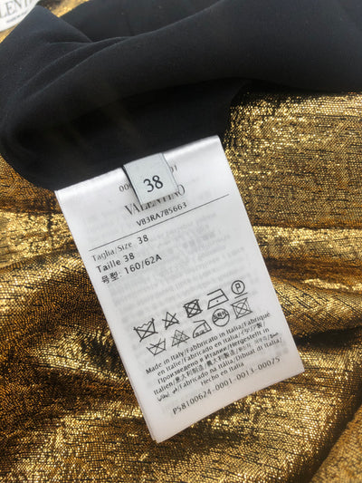 VALENTINO Gold V high waisted skirt size 38 RRP: £1100