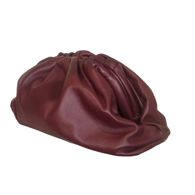 BOTTEGA VENETA Large Pouch Burgundy RRP: £2600