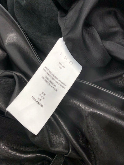 IRO Lambskin leather jumpsuit size 34 RRP: $1468